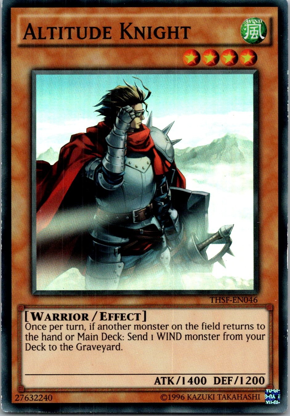 Yugioh Altitude Knight THSF-EN046 Super Rare NM