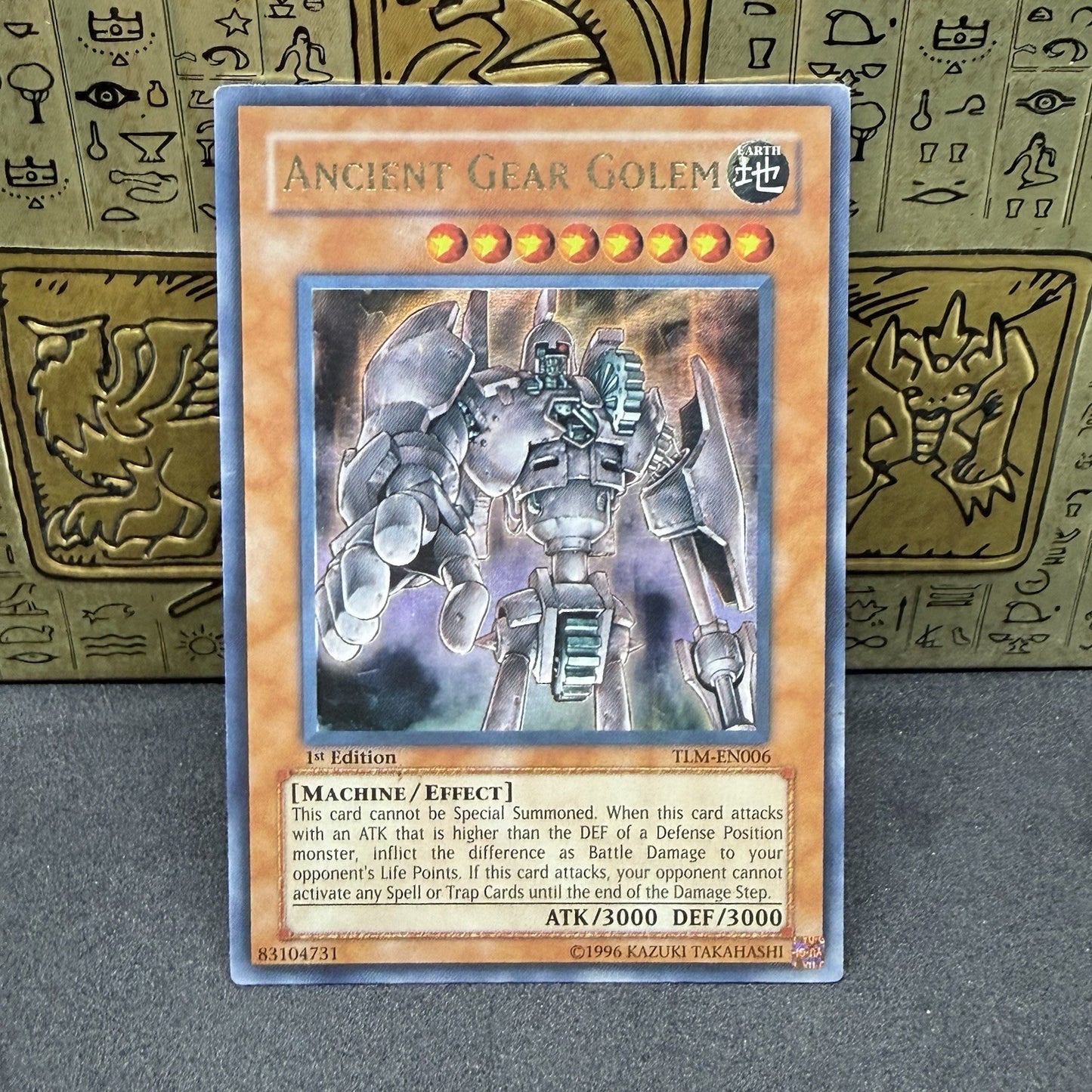 Yugioh Ancient Gear Golem TLM-EN006 Ultra Rare 1st Edition MP
