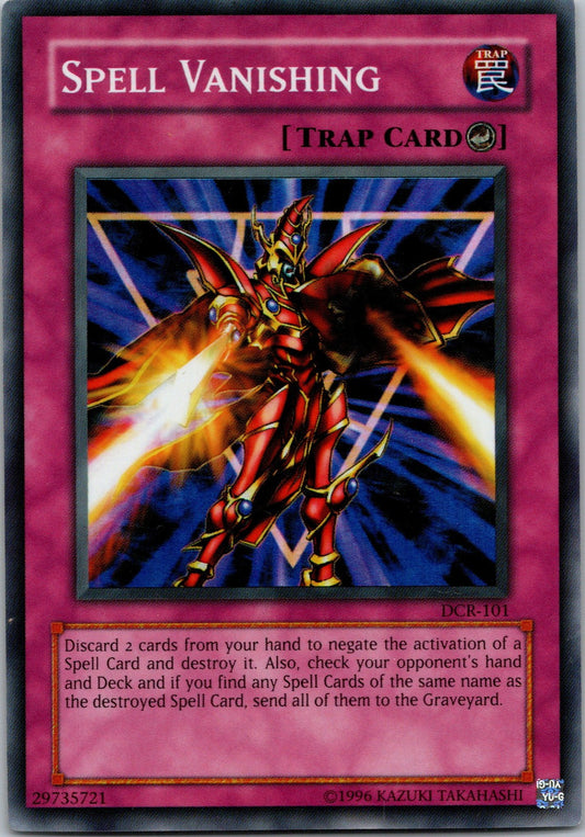 Yugioh Spell Vanishing DCR-101 OG Print Super Rare NM