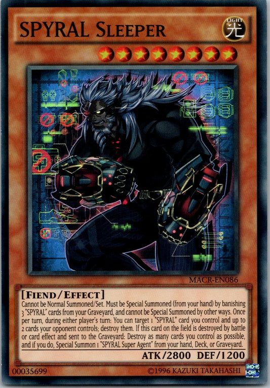 Yugioh SPYRAL Sleeper MACR-EN086 Super Rare NM