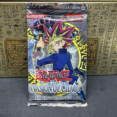 Yugioh Invasion Of Chaos New Factory Sealed Booster Pack