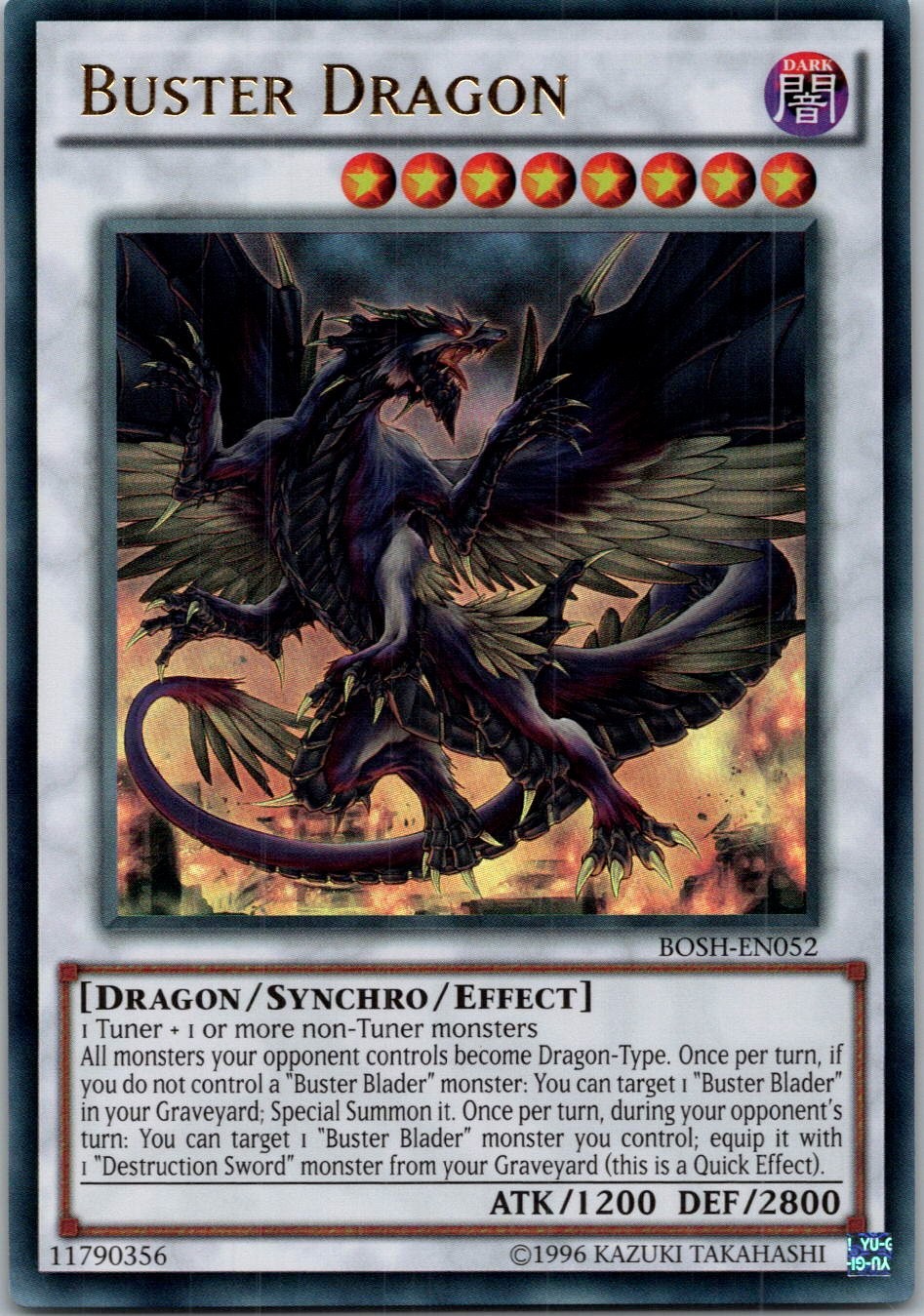 Yugioh Buster Dragon BOSH-EN052 Ultra Rare NM
