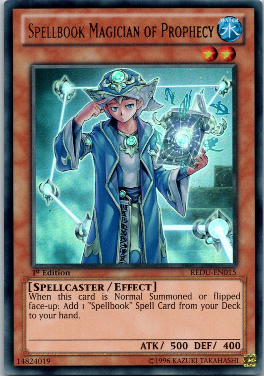 Yugioh Spellbook Magician of Prophecy REDU-EN015 1st Edition Ultra Rare NM