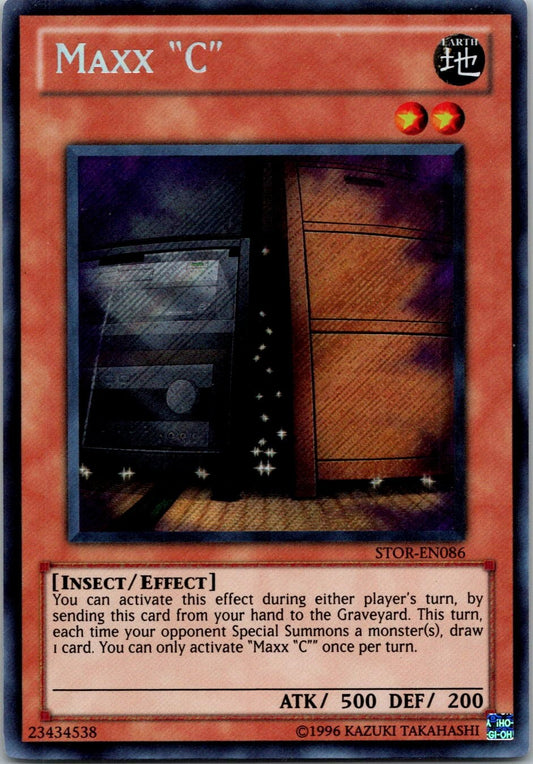 Yugioh Maxx "C" STOR-EN086 Secret Rare NM