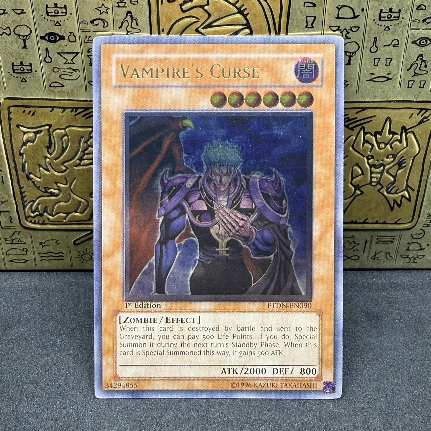 Yugioh Vampire's Curse PTDN-EN090 Ultimate Rare 1st NM