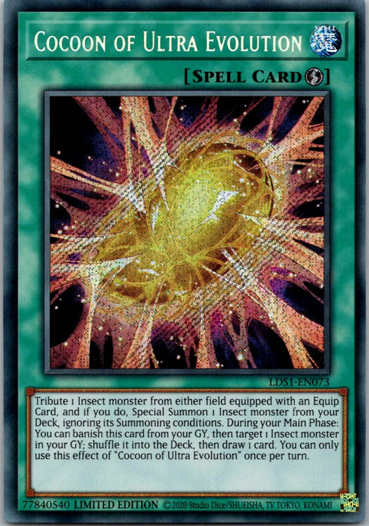 Yugioh Cocoon of Ultra Evolution LDS1-EN073 Limited Edition Secret Rare NM