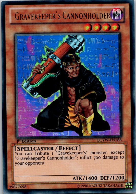 Yugioh Gravekeeper's Cannonholder LCYW-EN188 1st Edition Ultra Rare NM