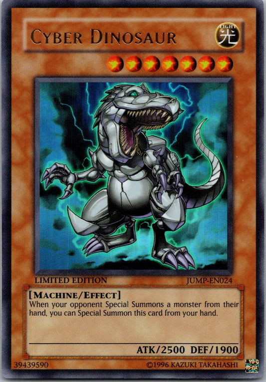 Yugioh Cyber Dinosaur JUMP-EN024 Limited Edition Ultra Rare NM
