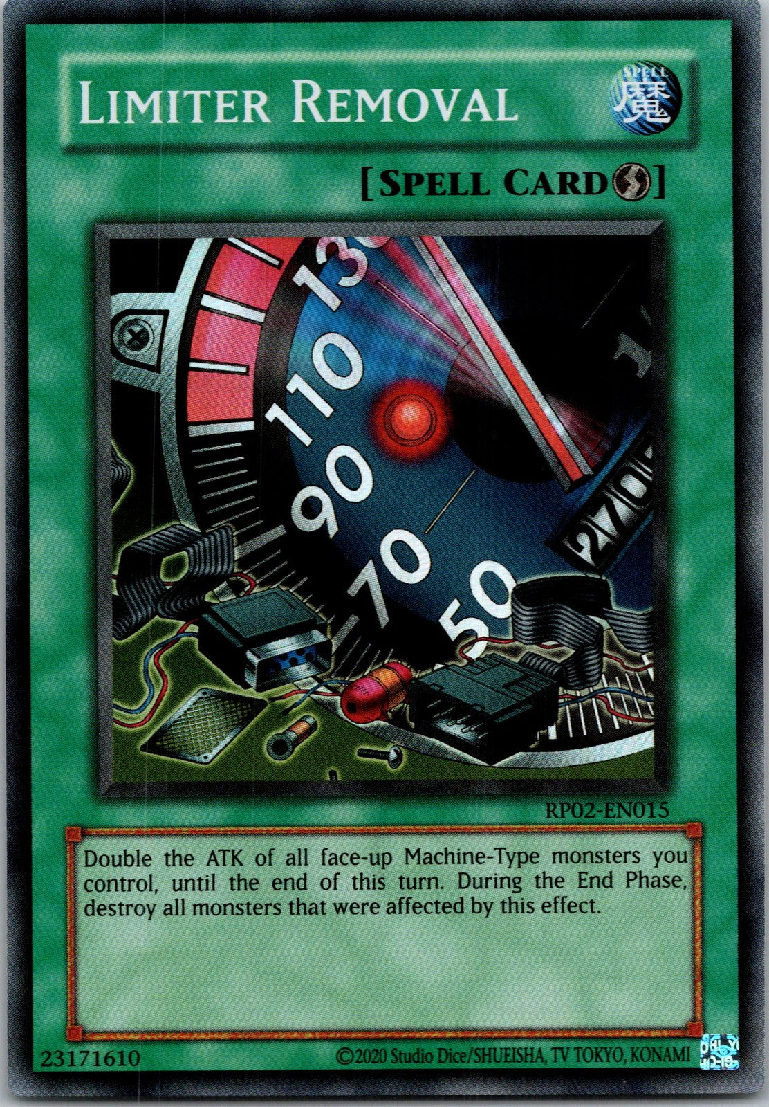 Yugioh Limiter Removal RP02-EN015 Super Rare NM