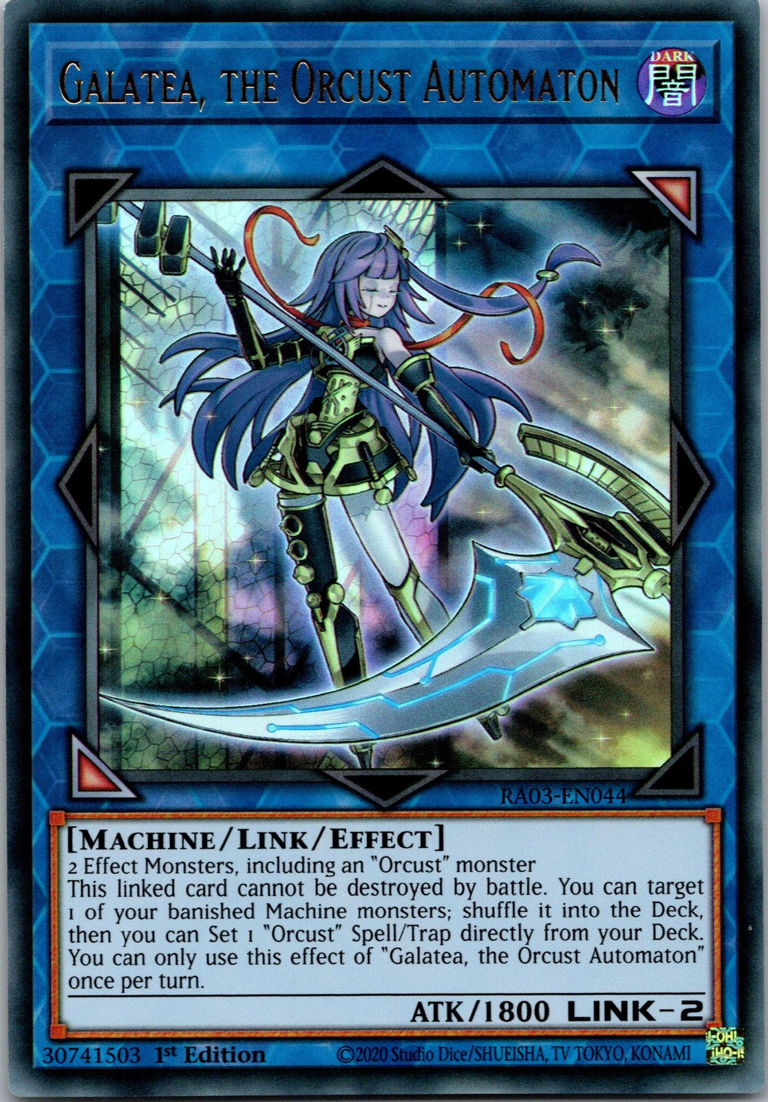 Yugioh Galatea, the Orcust Automaton RA03-EN044 1st Edition Ultra Rare NM