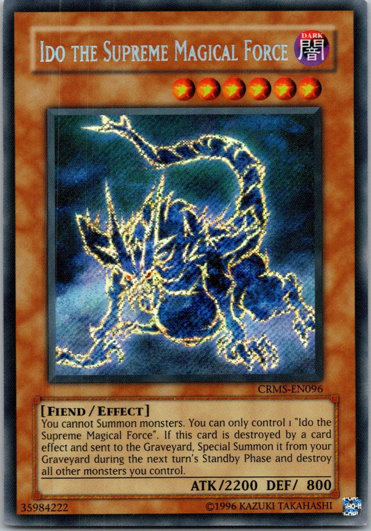 Yugioh Ido the Supreme Magical Force CRMS-EN096 Secret Rare NM