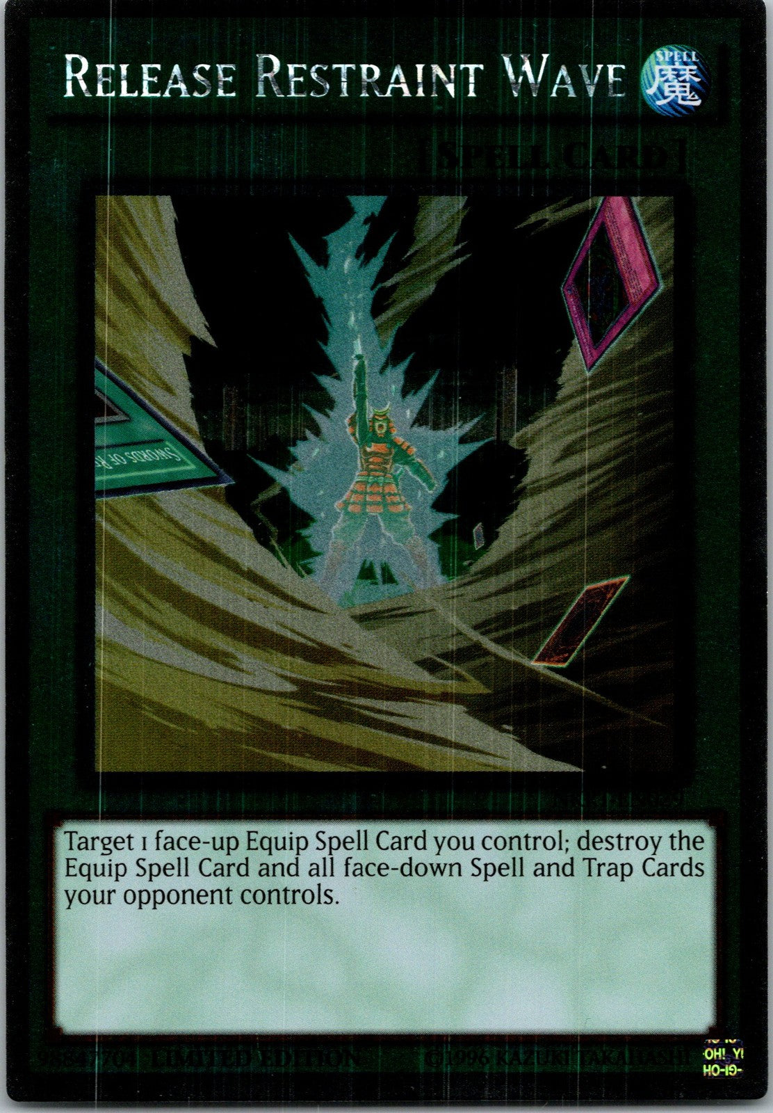 Yugioh Release Restraint Wave NKRT-EN029 Limited Edition Platinum Rare NM