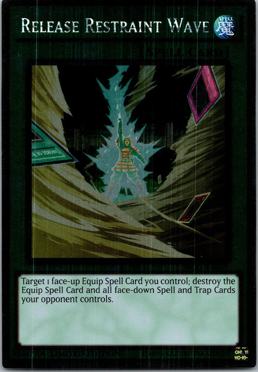 Yugioh Release Restraint Wave NKRT-EN029 Limited Edition Platinum Rare NM