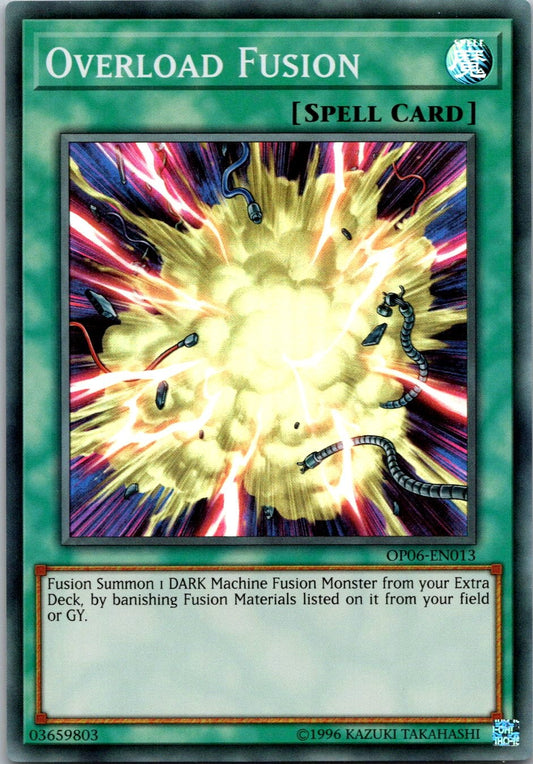 Yugioh Overload Fusion OP06-EN013 Super Rare NM