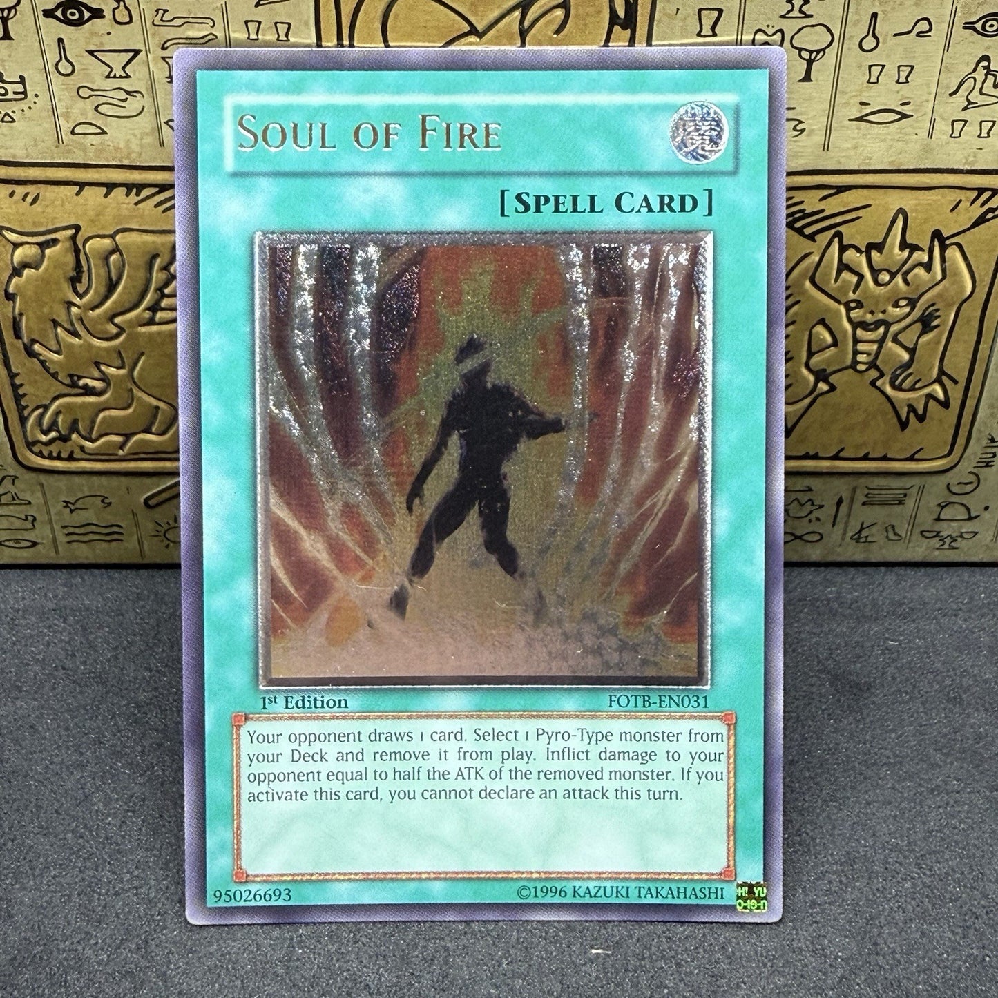 Yugioh Soul of Fire FOTB-EN031 Ultimate Rare 1st Edition NN