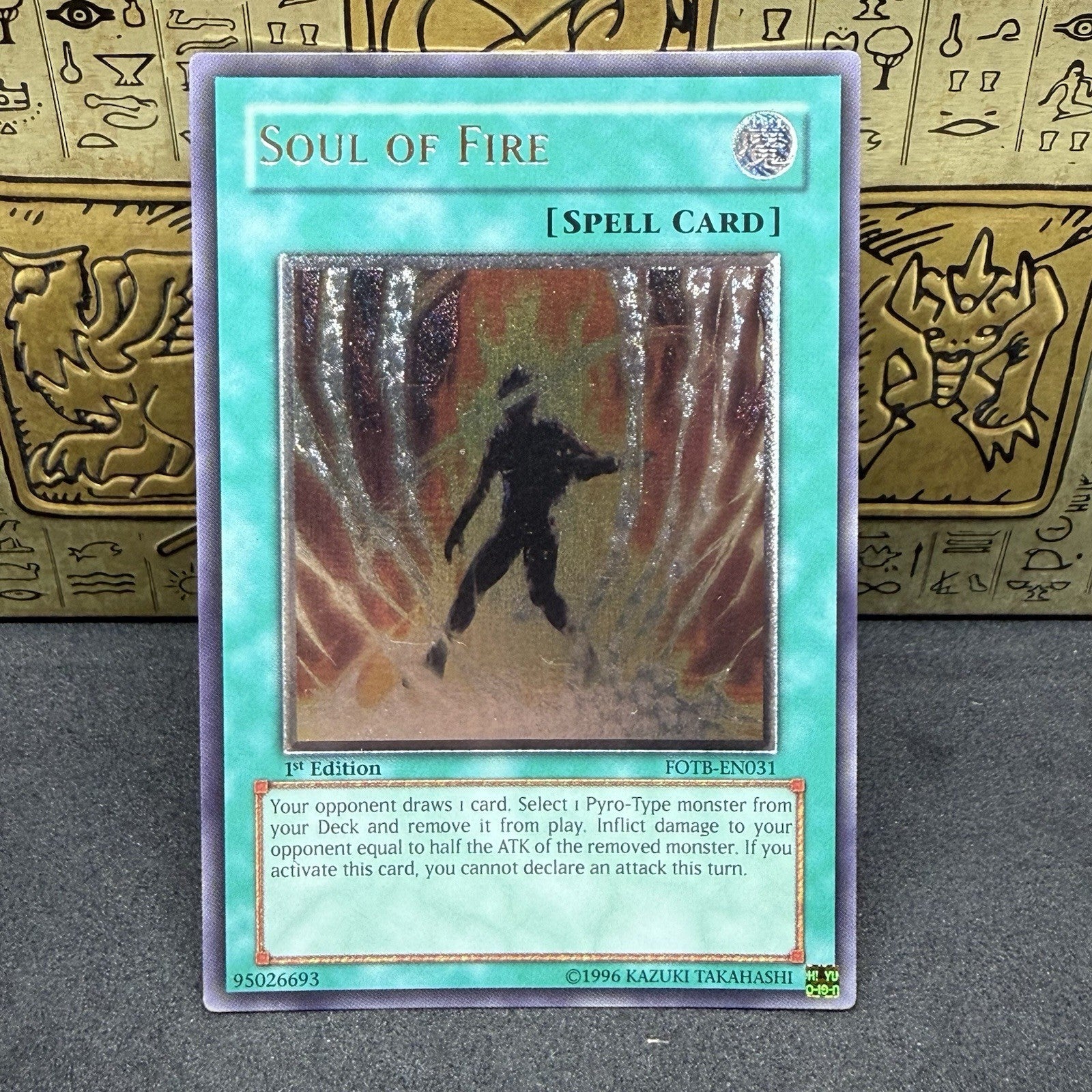 Yugioh Soul of Fire FOTB-EN031 Ultimate Rare 1st Edition NN