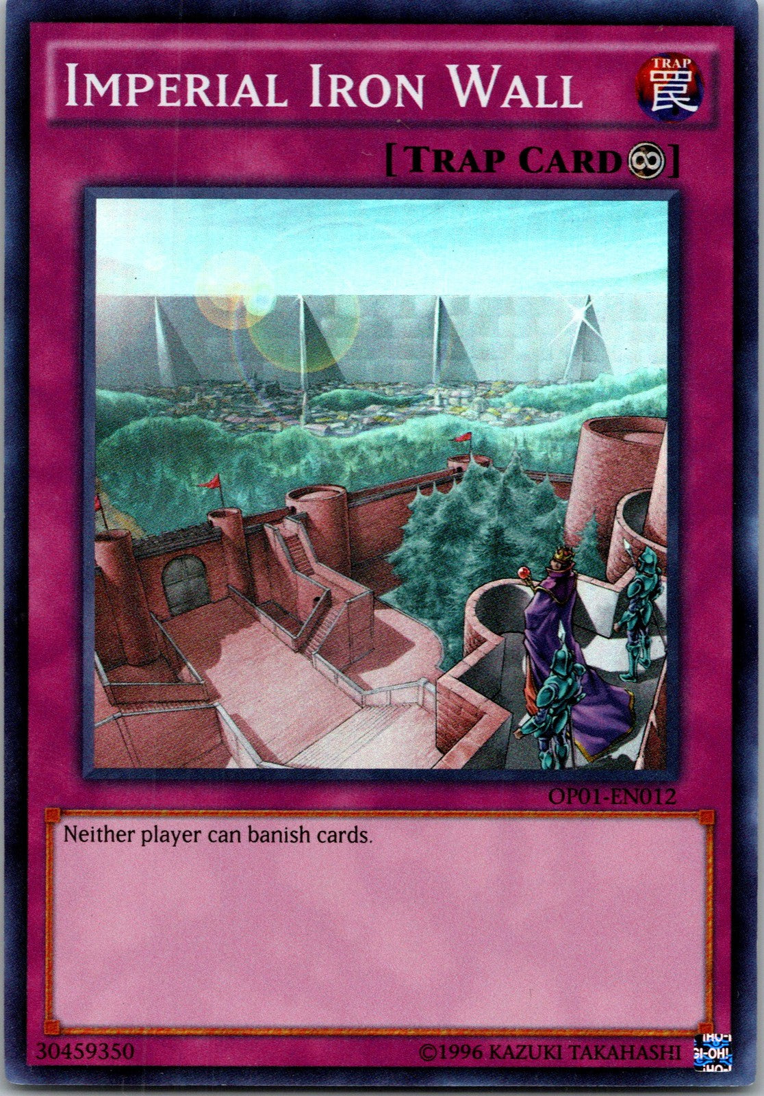 Yugioh Imperial Iron Wall OP01-EN012 Super Rare NM