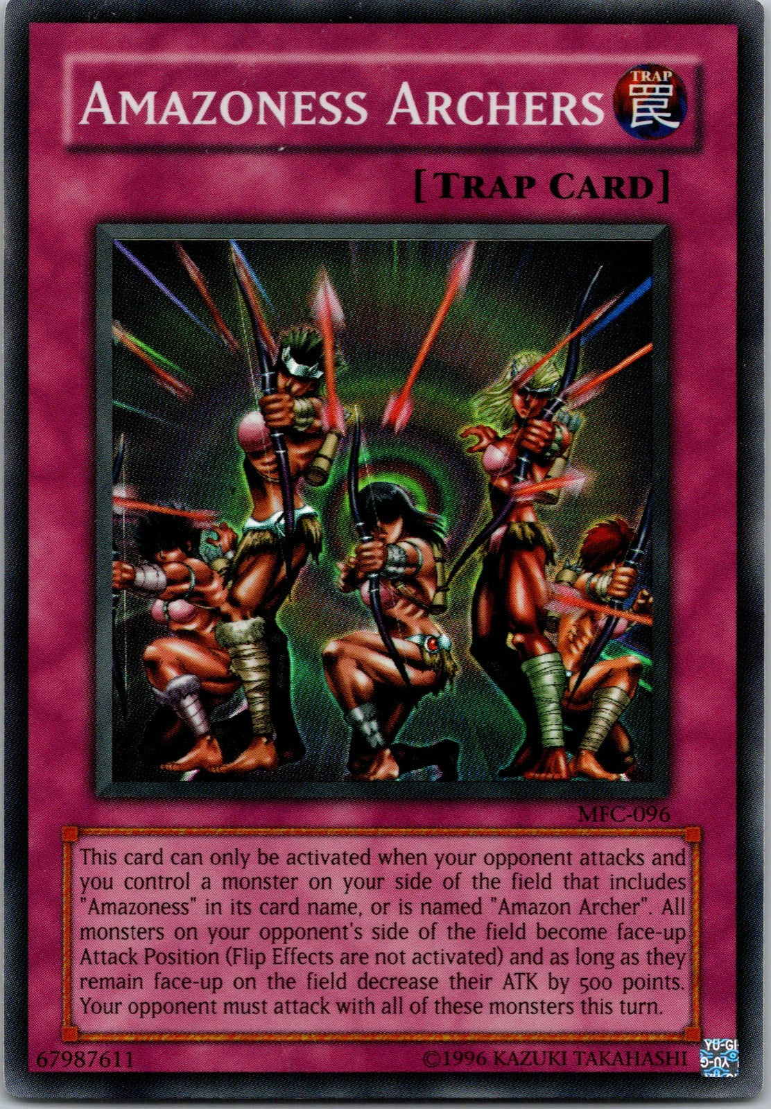 Yugioh Amazoness Archers MFC-096 Super Rare NM