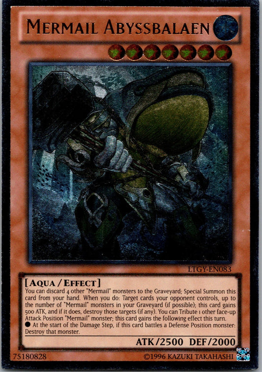 Yugioh Mermail Abyssbalaen LTGY-EN083 Ultimate Rare NM