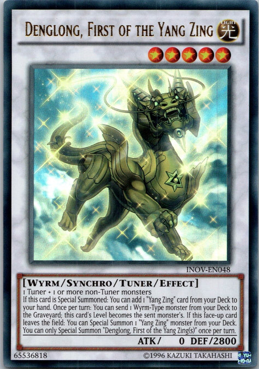 Yugioh Denglong, First of the Yang Zing INOV-EN048 Ultra Rare NM