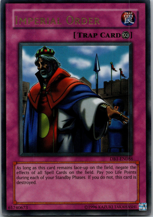 Yugioh Imperial Order DB1-EN086 Ultra Rare NM