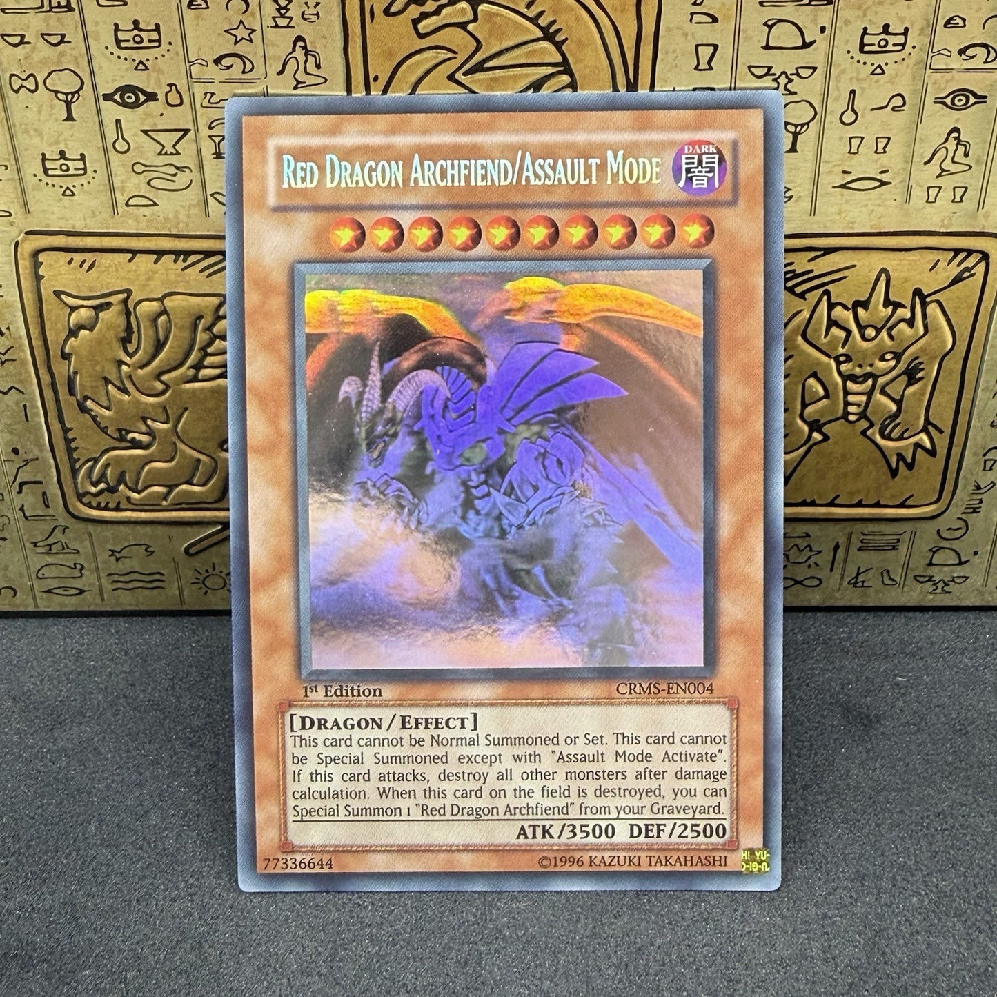 Yugioh Red Dragon Archfiend Assault Mode CRMS-EN004 Ghost Rare 1st Edition NM