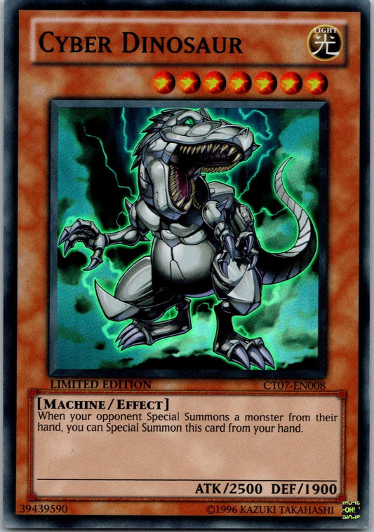 Yugioh Cyber Dinosaur CT07-EN008 Limited Edition Super Rare NM
