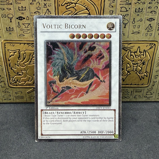Yugioh Voltic Bicorn DREV-EN041 Ultimate Rare 1st Edition LP