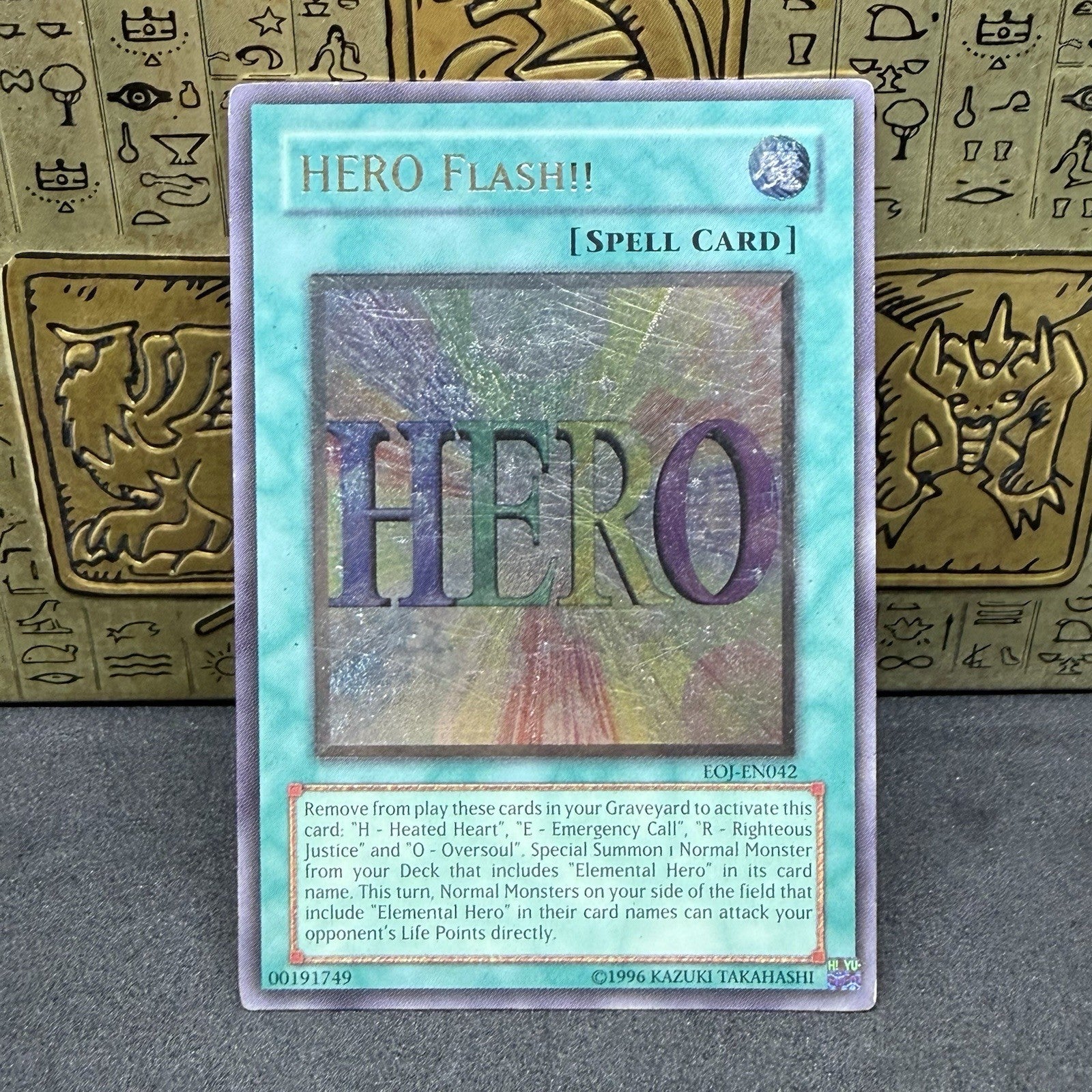 Yugioh Hero Flash!! EOJ-EN042 Ultimate Rare LP