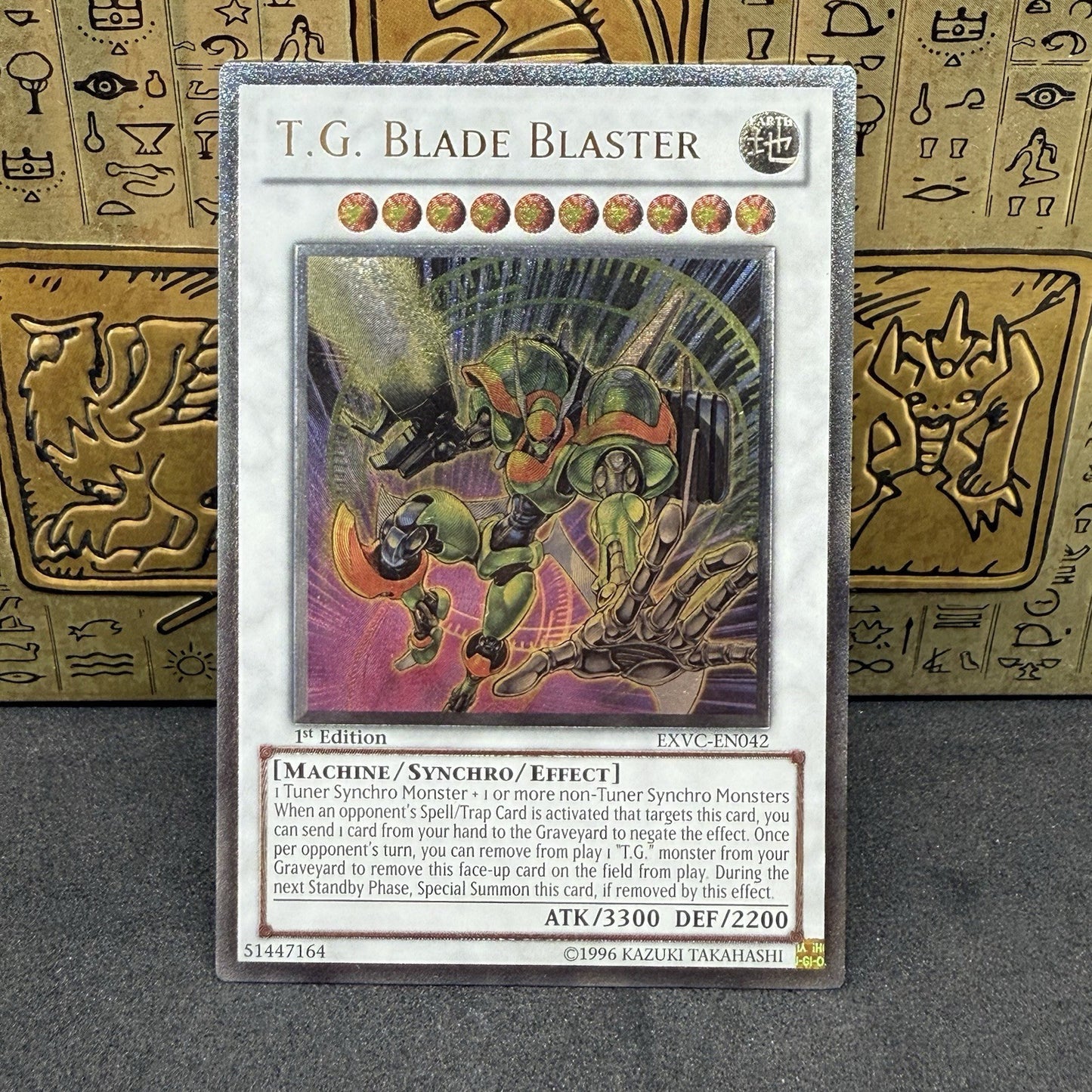 Yugioh T.G. Blade Blaster EXVC-EN042 Ultimate Rare 1st Edition NM