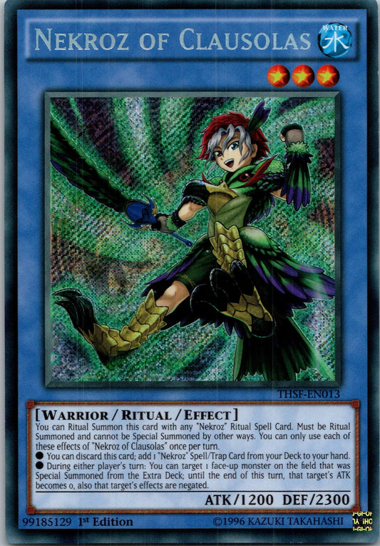 Yugioh Nekroz of Clausolas THSF-EN013 1st Edition Secret Rare NM