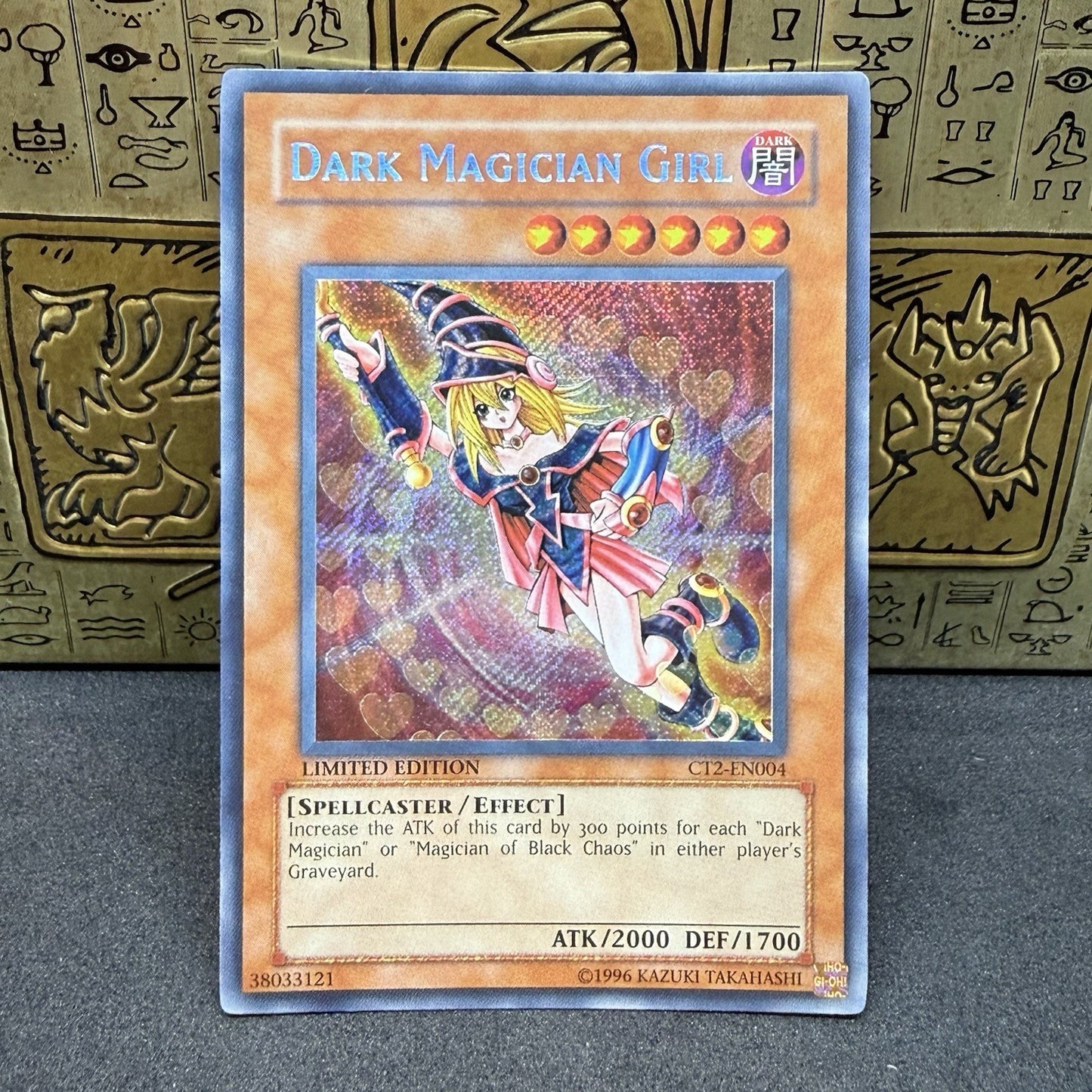 Yugioh Dark Magician Girl CT2-EN004 Secret Rare Limited Edition See Pics