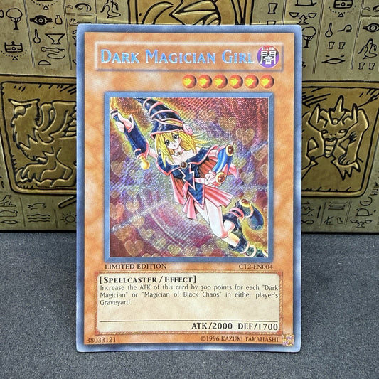 Yugioh Dark Magician Girl CT2-EN004 Secret Rare Limited Edition See Pics