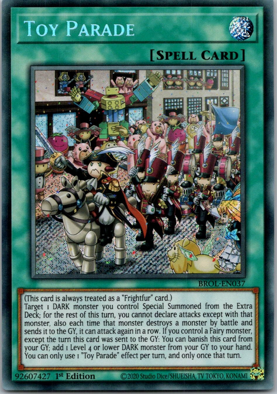 Yugioh Toy Parade BROL-EN037 1st Edition Secret Rare NM