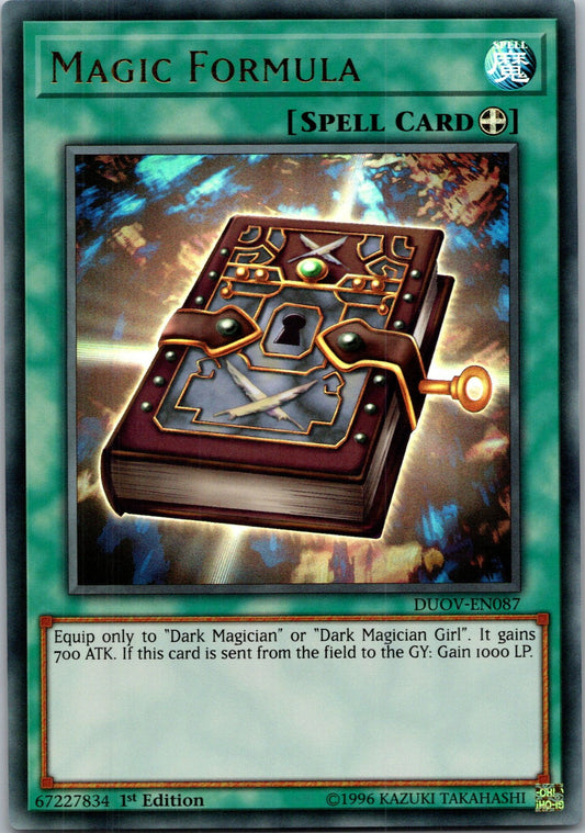 Yugioh Magic Formula DUOV-EN087 1st Edition Ultra Rare NM