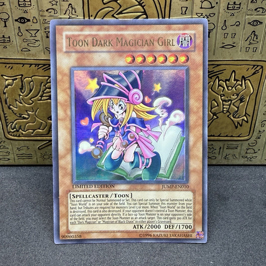 Yugioh Toon Dark Magician Girl JUMP-EN010 Ultra Rare Limited Edition NM