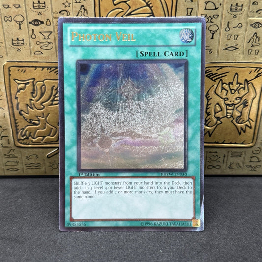Yugioh Photon Veil PHSW-EN050 1st Edition Ultimate Rare NM
