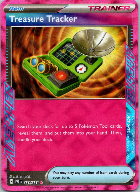 Pokemon Treasure Tracker 131/131 ACE SPEC Rare NM