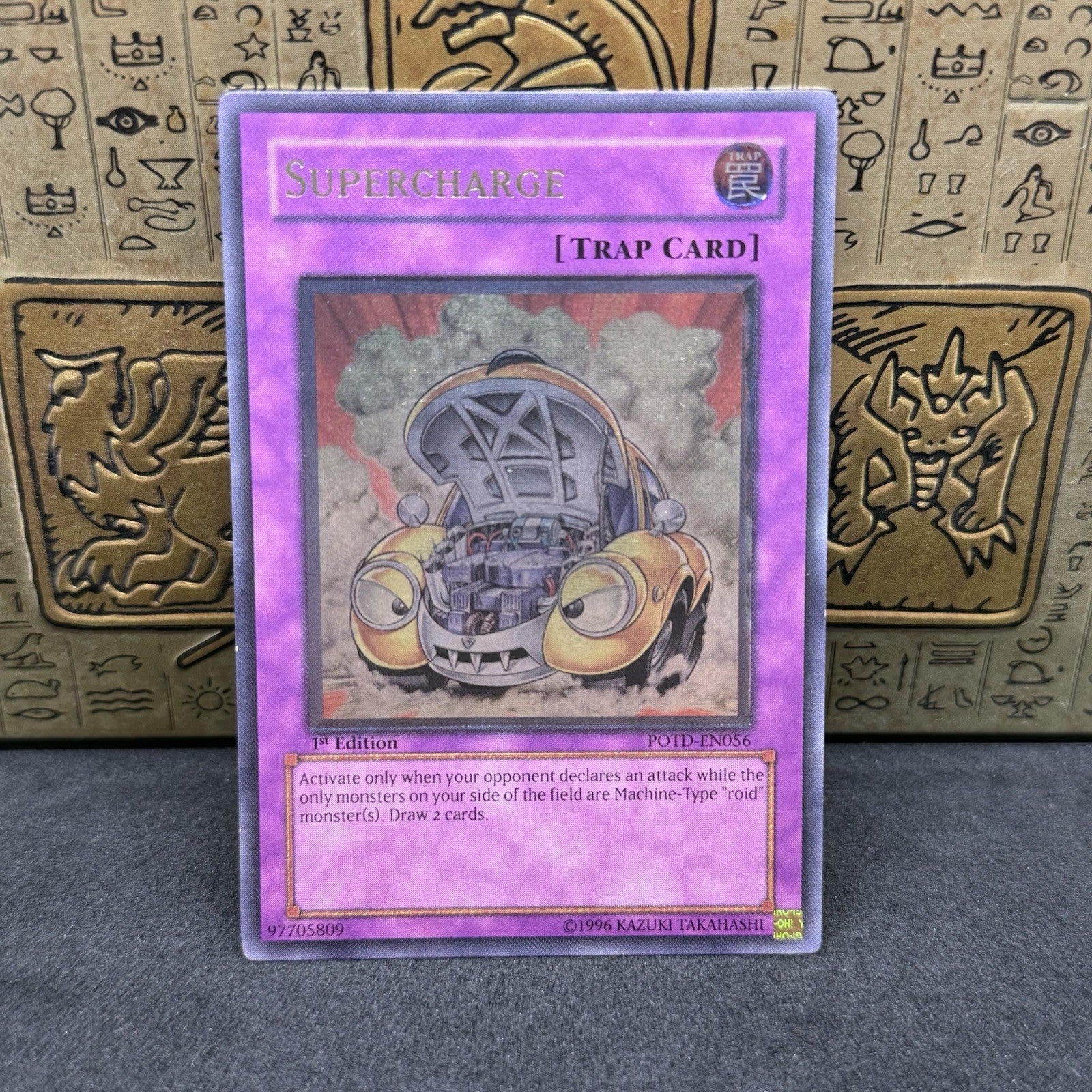 Yugioh Supercharge POTD-EN056 1st Edition Ultimate Rare NM