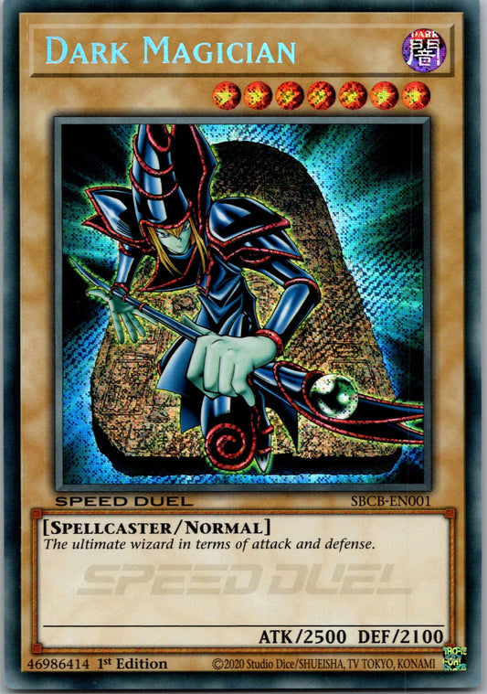 Yugioh Dark Magician SBCB-EN001 1st Edition Secret Rare NM