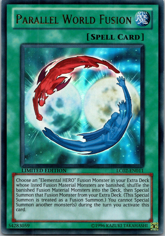Yugioh Parallel World Fusion LC02-EN011 Limited Edition Ultra Rare NM