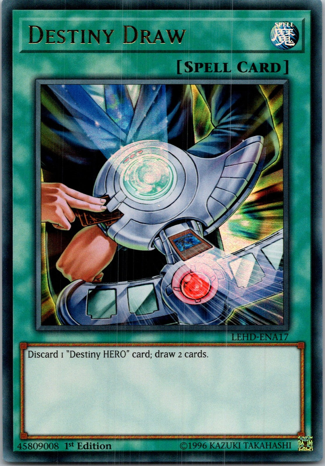 Yugioh Destiny Draw (UR) LEHD-ENA17 1st Edition Ultra Rare NM
