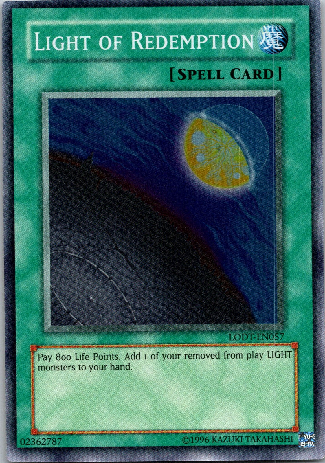 Yugioh Light of Redemption LODT-EN057 Super Rare OG Print NM