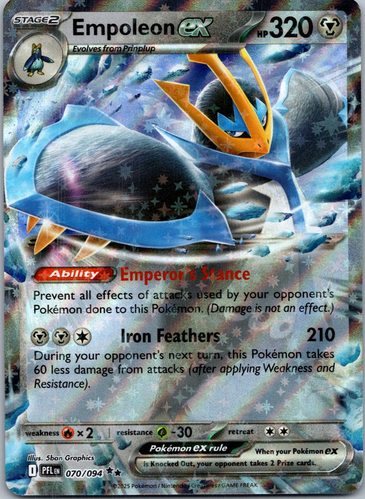 Pokemon Empoleon ex 070/094 Double Rare NM