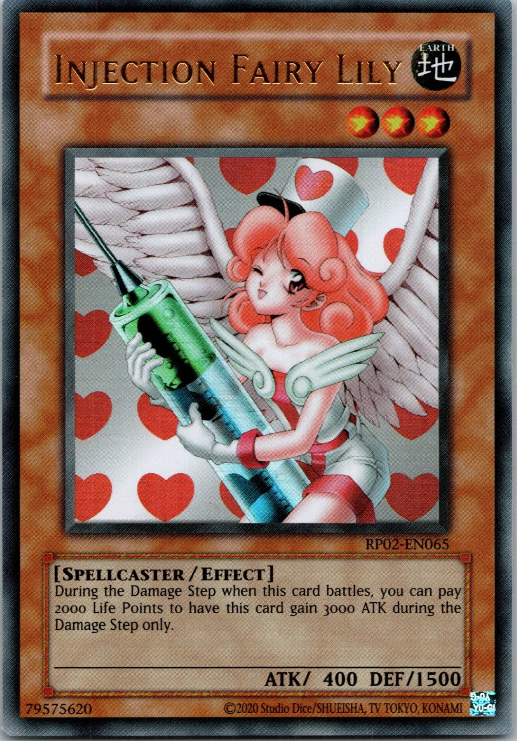 Yugioh Injection Fairy Lily RP02-EN065 Ultra Rare NM