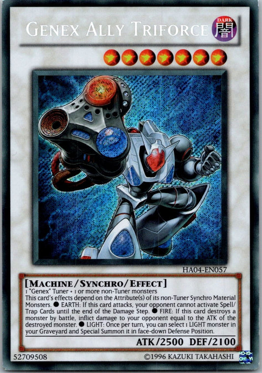 Yugioh Genex Ally Triforce HA04-EN057 Secret Rare NM