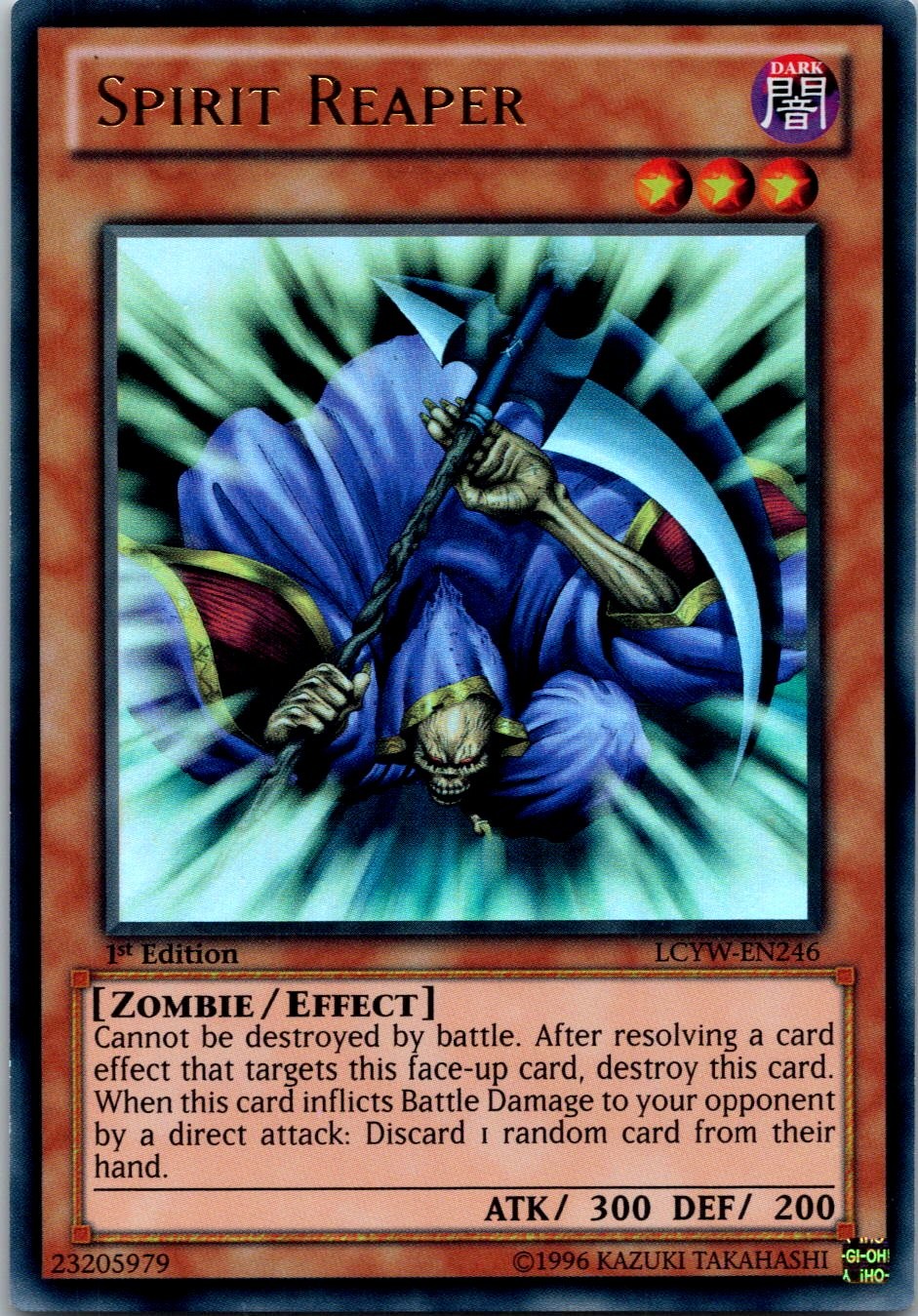 Yugioh Spirit Reaper LCYW-EN246 1st Edition Ultra Rare NM
