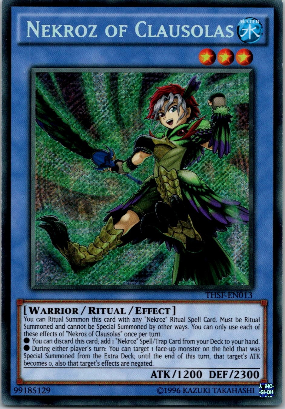 Yugioh Nekroz of Clausolas THSF-EN013 Secret Rare NM
