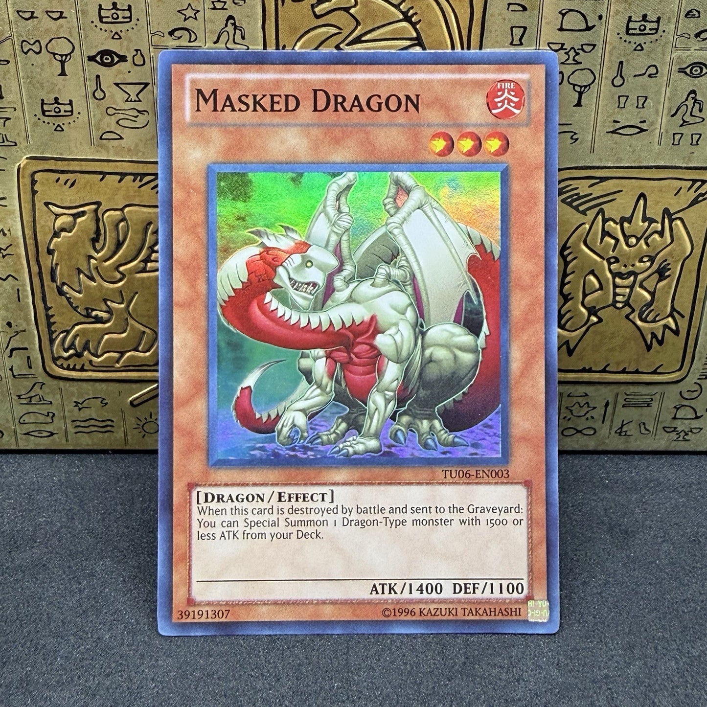 Yugioh Masked Dragon TU06-EN003 Super Rare NM