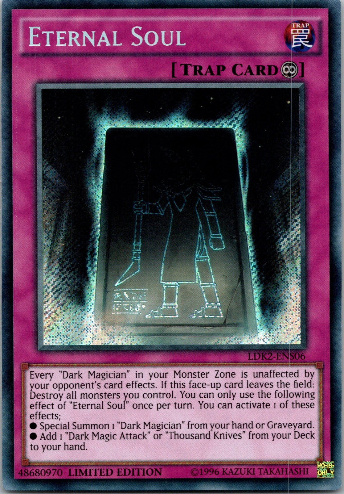 Yugioh Eternal Soul LDK2-ENS06 Limited Edition Secret Rare NM